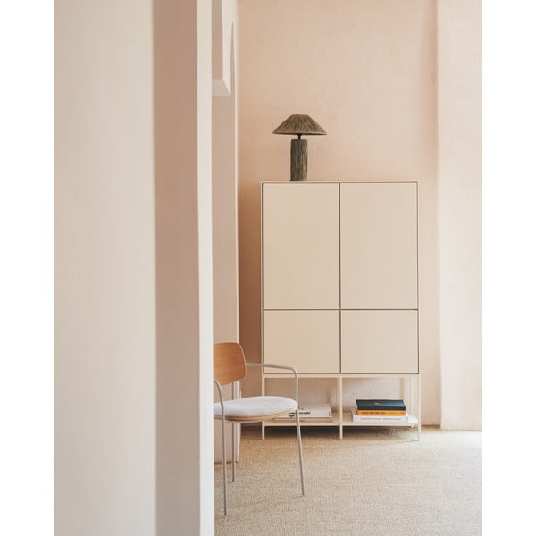 Spintelė baltos spalvos 98x160 cm Vedrana – Kave Home-image-1