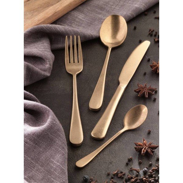 16 dalių aukso spalvos stalo įrankių rinkinys Brandani-image-1