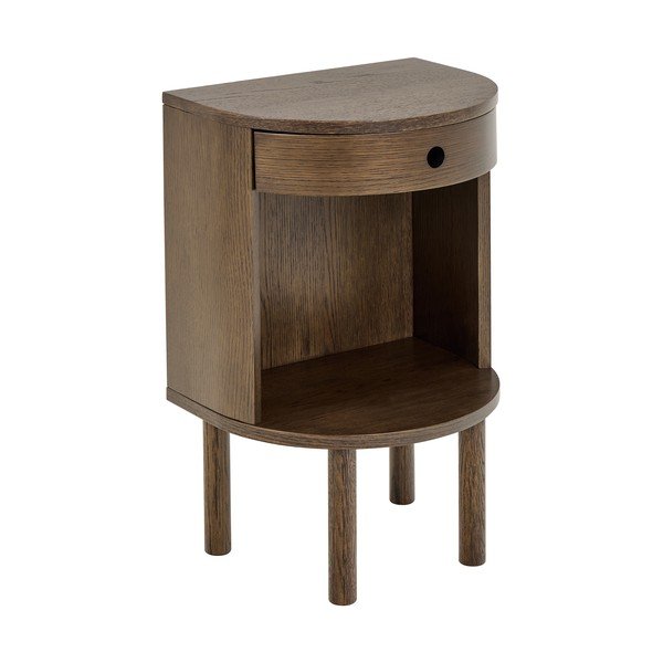 Tamsios natūralios spalvos naktinis staliukas iš ąžuolo Paron – Actona-image-2