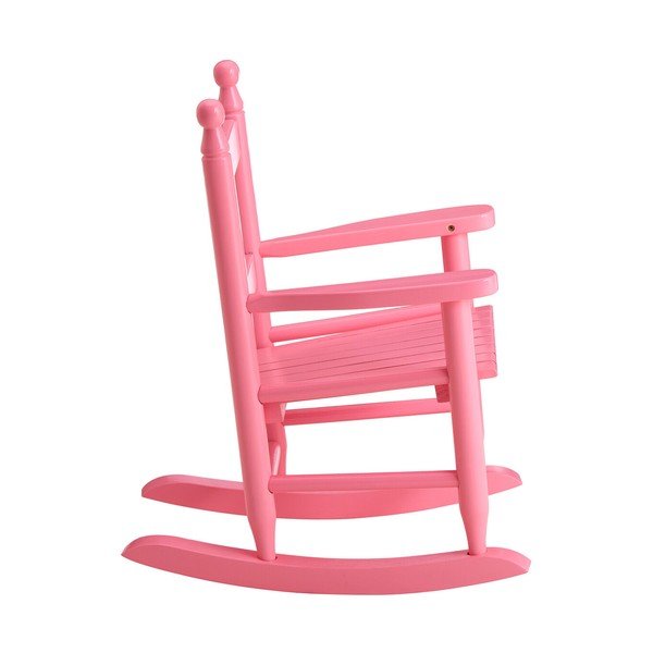 Rožinės spalvos iš tuopos masyvo vaikiška kėdė – Premier Housewares-image-4