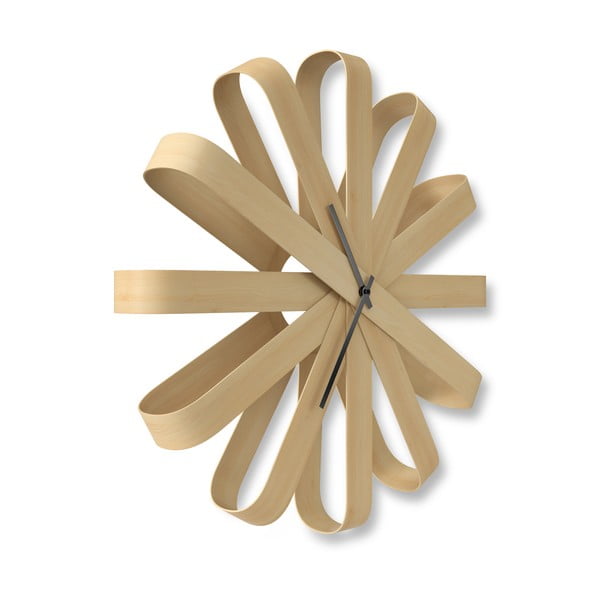 Sieninis laikrodis ø 51 cm Ribbonwood – Umbra-image-3