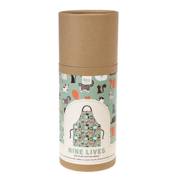 Perdirbtos medvilnės prijuostė Rex London Nine Lives-image-3