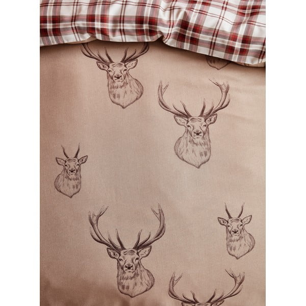 Smėlio spalvos patalynė Catherine Lansfield Stag, 200 x 200 cm-image-4