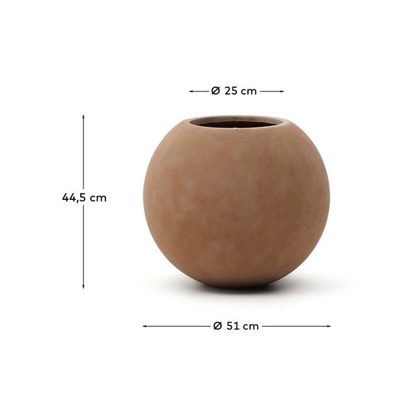 Iš betono gėlių vazono dangtelis ø 51 cm Solna – Kave Home-image-3