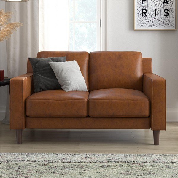 Sofa konjako rudos spalvos 83 cm Brynn – Støraa-image-1
