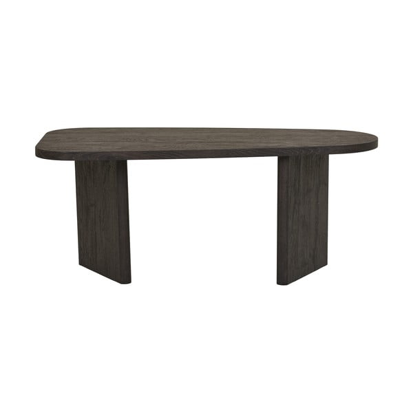 Tamsiai rudos spalvos kavos staliukas 50x100 cm Melo – House Nordic-image-3