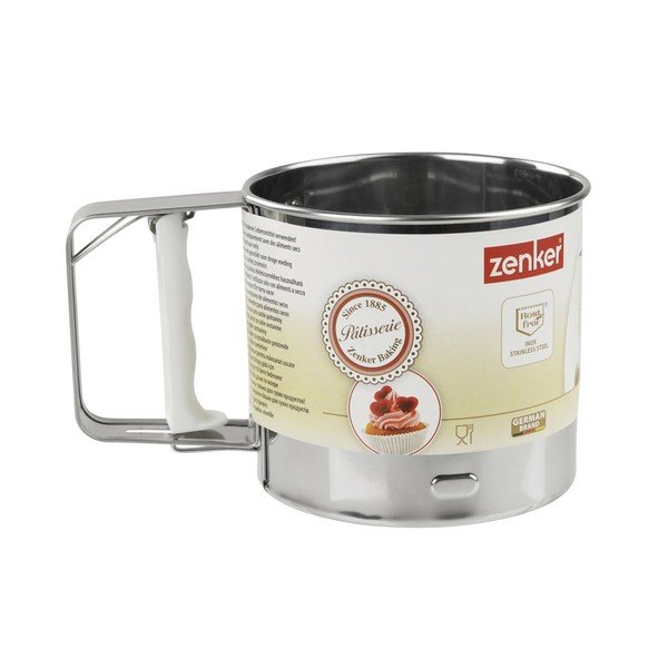 Nerūdijančio plieno sietuvas miltams Zenker Bake-image-3