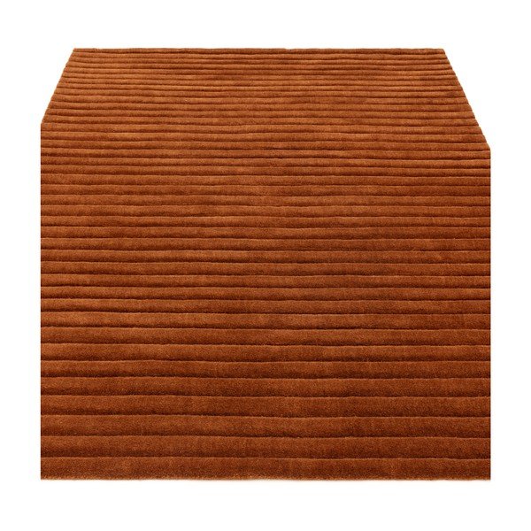 Rankų darbo terakotos spalvos iš vilnos kilimas 120x170 cm – Asiatic Carpets-image-1