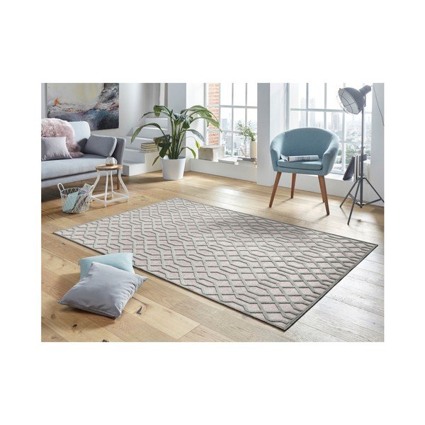 Pilkas viskozės kilimas Mint Rugs Caine, 80 x 125 cm-image-1