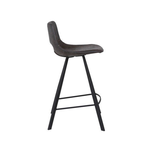Tamsiai pilka baro kėdė Canett Coronas, aukštis 87 cm-image-2