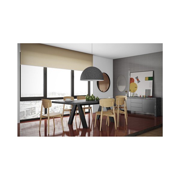 Pilkas sulankstomas valgomojo stalas TemaHome Apex-image-4