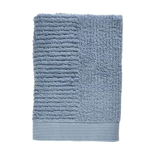 Mėlynas rankšluostis iš 100 % medvilnės Zone Classic Blue Fog, 50 x 70 cm