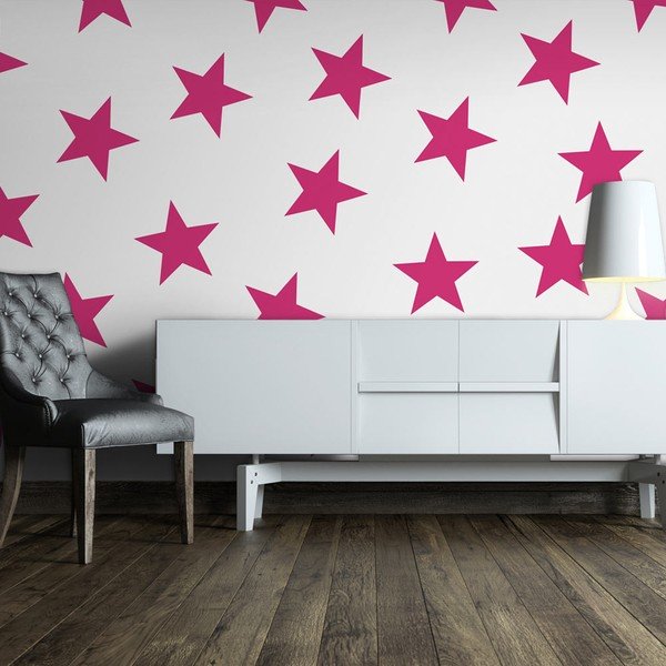 Didelio formato tapetai Artgeist Pink Star, 400 x 280 cm-image-1