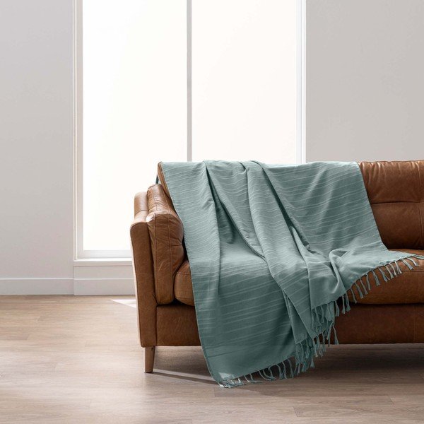 Žalios spalvos iš medvilnės lovatiesė 125x150 cm Lilia – douceur d'intérieur-image-3