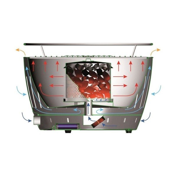 Anglies/nešiojama lauko kepsninė ø 35 cm Classic – LotusGrill-image-2