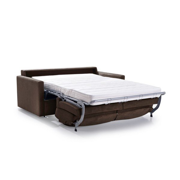 Rudos spalvos sofa lova Scandic Soul-image-1