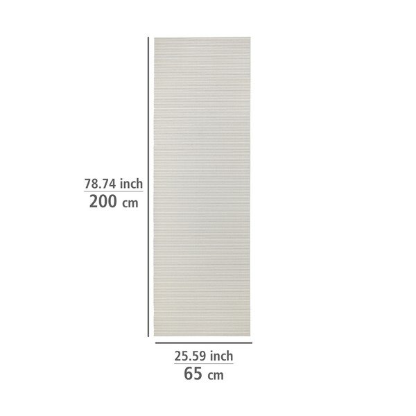 Smėlio spalvos vonios kilimėlis Weko Soft Foam, 65 x 200 cm-image-4