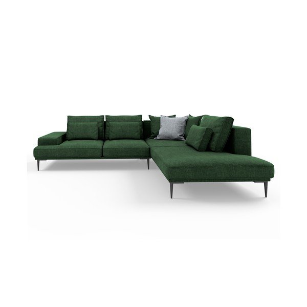 Žalia sofa-lova Interieurs 86 Liege, kampas dešinėje-image-2