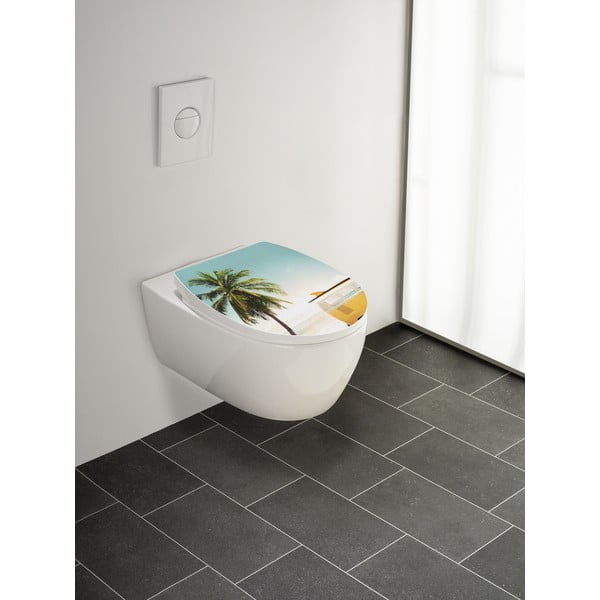 Tualeto sėdynė Easy-close funkcija 36,5 x 45 cm Corbara – Wenko-image-3