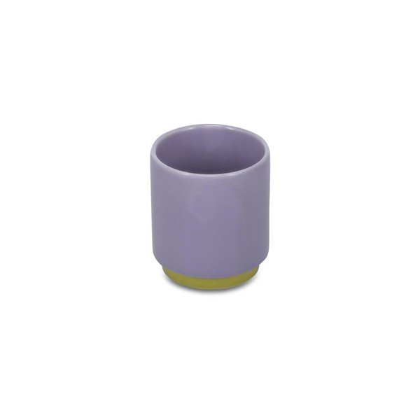 Žalios spalvos/violetinės spalvos iš molio puodelis 270 ml Duo – ONA-image-2