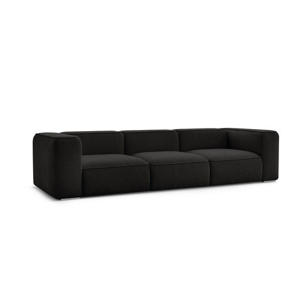 Sofa juodos spalvos 345 cm Zephyr – Bobochic Paris-image-3