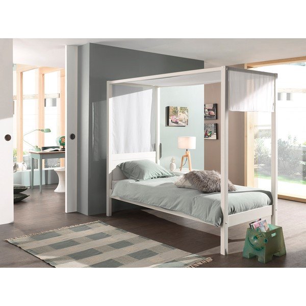 Iš medvilnės baldakimas baltos spalvos – Vipack-image-1