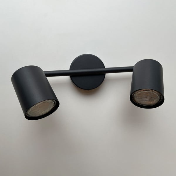 Iš metalo taškinis šviestuvas juodos spalvos LED 8x30 cm Vano – Fischer & Honsel-image-3