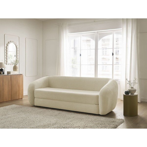 Taupe spalvos sulankstoma sofa iš šenilinio audinio 228 cm Neyo – Bobochic Paris-image-1