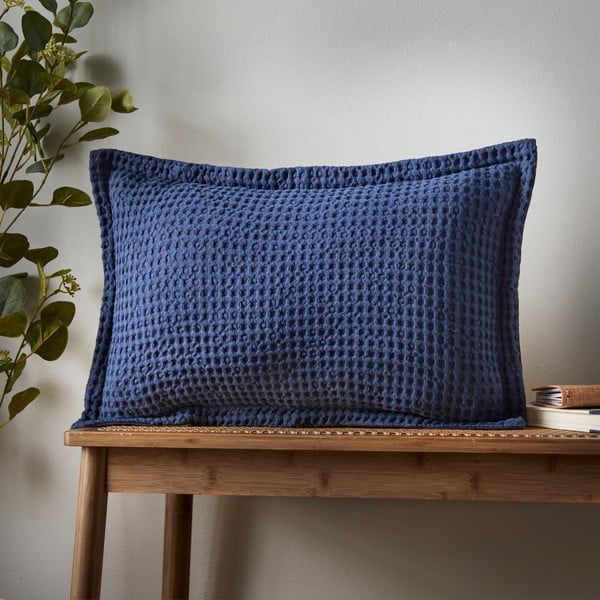 Iš medvilnės dekoratyvinė pagalvėlė 30x50 cm Jaipur Chunky Waffle – Pineapple Elephant-image-1