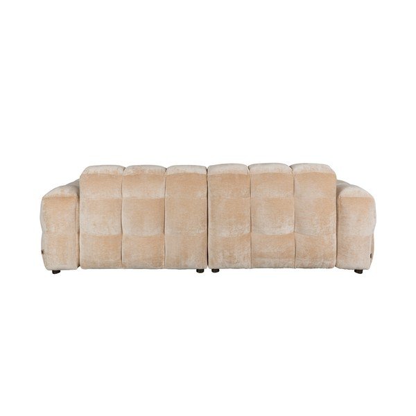 Smėlio spalvos sofa iš velveto 264 cm Hackman – Dutchbone-image-3