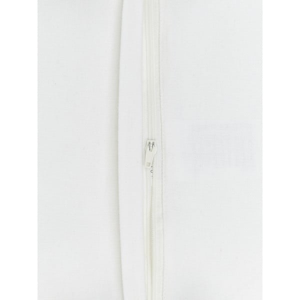 Baltas medvilninis dekoratyvinis pagalvės užvalkalas Westwing Collection Shylo, 40 x 40 cm-image-2