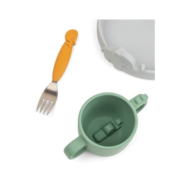 Vaikiškas valgomojo komplektas 3 vnt. Deer Friends - Done by Deer-image-2