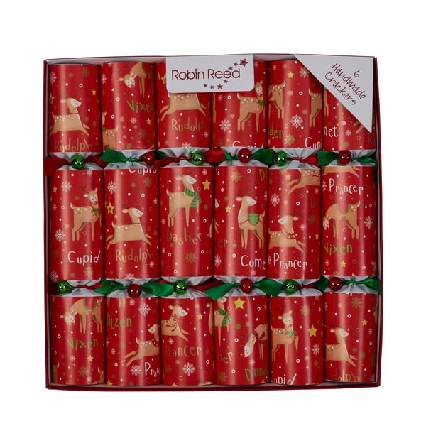 Kalėdiniai krekeriai 6 vnt. Rudolph & Friends – Robin Reed