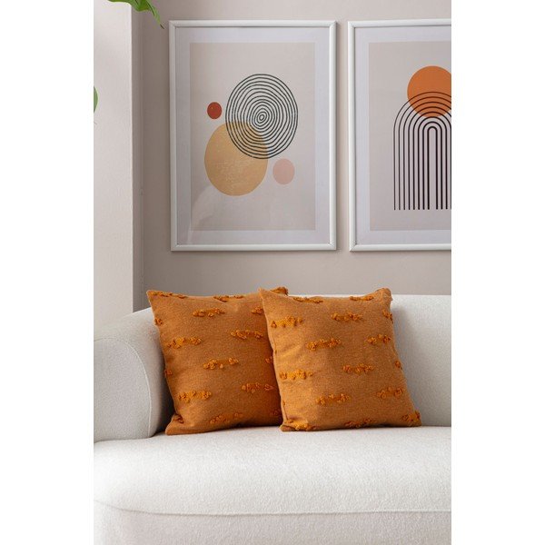 Dekoratyviniai pagalvių užvalkalai 2 vnt. 43x43 cm Tuffet – Mioli Decor-image-3