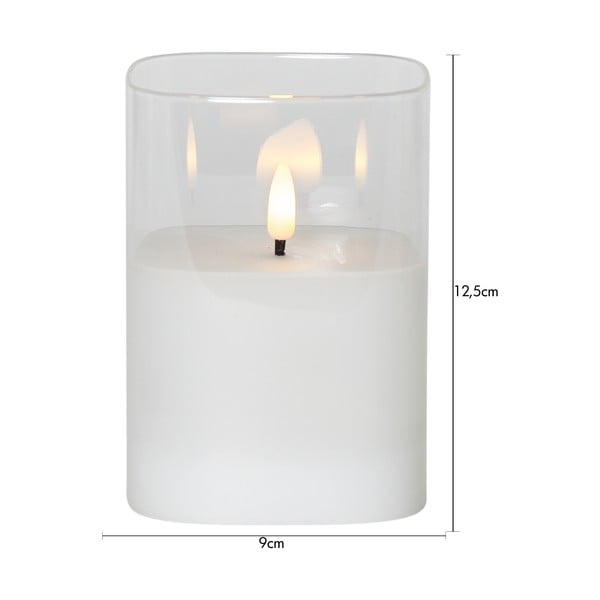 LED žvakė reikia baterijų (aukštis 12,5 cm) Flamme – Star Trading-image-3