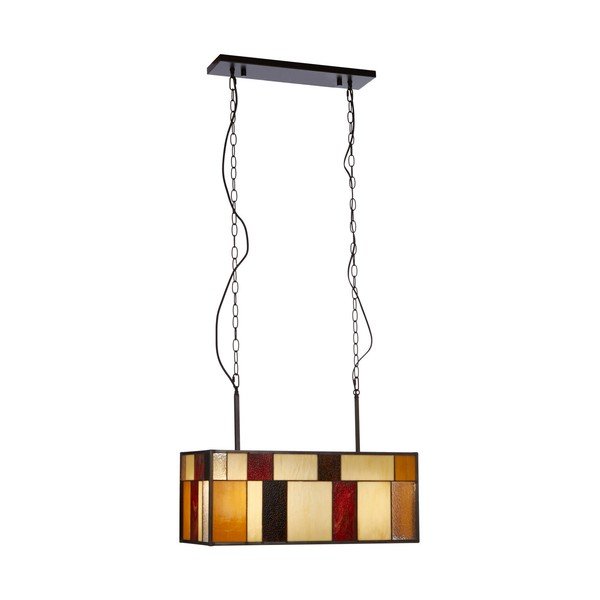 Iš metalo kabantis šviestuvas su stiklo gaubtu Waldorf – Premier Housewares-image-2