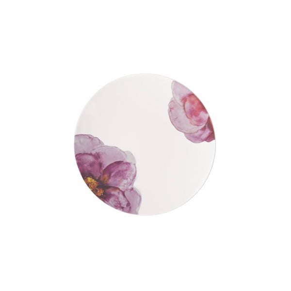 Balto ir rausvo porceliano lėkštė ø 31,8 cm Rose Garden - Villeroy&Boch
