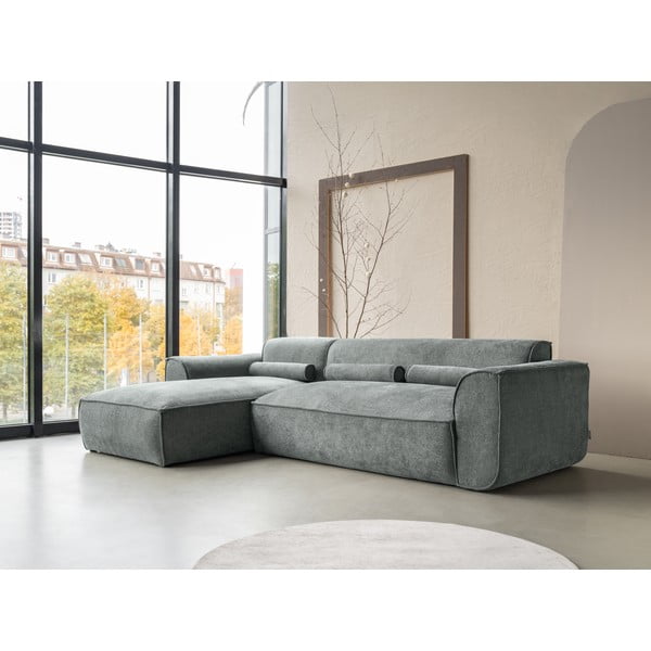 Kampinė sofa žalios spalvos (su kairiuoju kampu) Flex Felix – Miuform-image-3