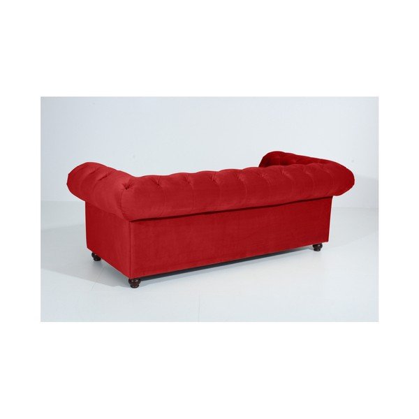Raudona sofa "Max Winzer Orleans Velvet", 216 cm-image-3