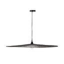Juodos spalvos kabantis šviestuvas ø 100 cm Makai – Kave Home