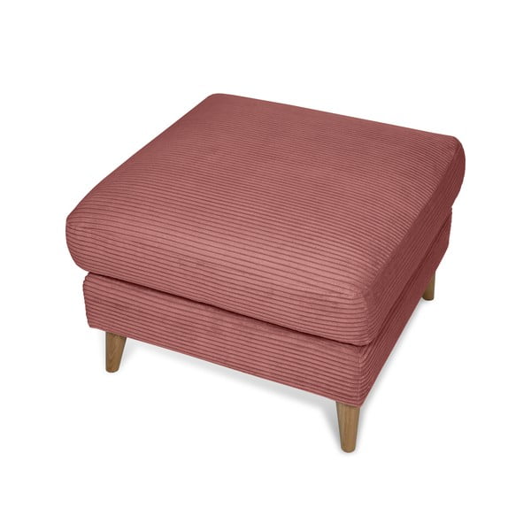 Iš kordinio velveto taburetė rožinės spalvos Paris – Scandic-image-3