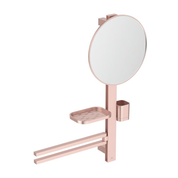 Sieninis veidrodis su lentyna/su laikikliu ø 33 cm ALU+ – Ideal Standard-image-3