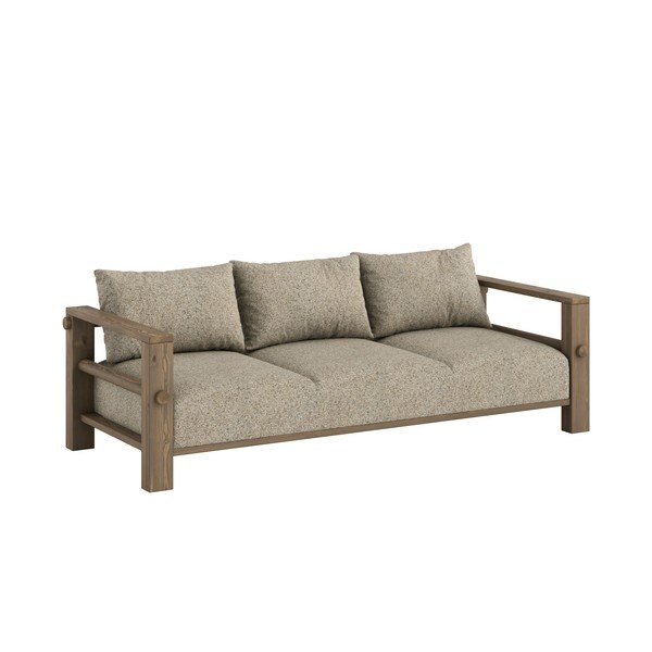 Pilkos spalvos sofa 225 cm Bare – Karup