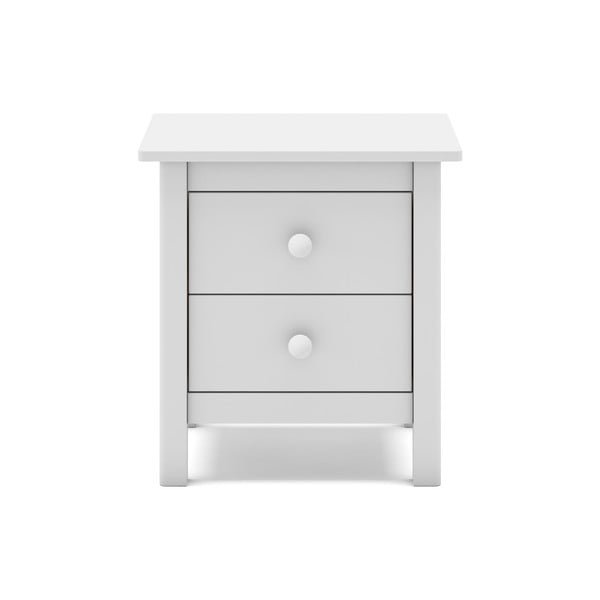 Baltas vaikiškas naktinis staliukas iš pušies medienos Max - Marckeric-image-3