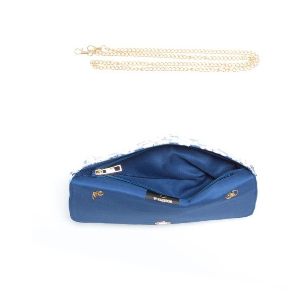 Mėlyna rankinė Roberta M Clutch-image-4