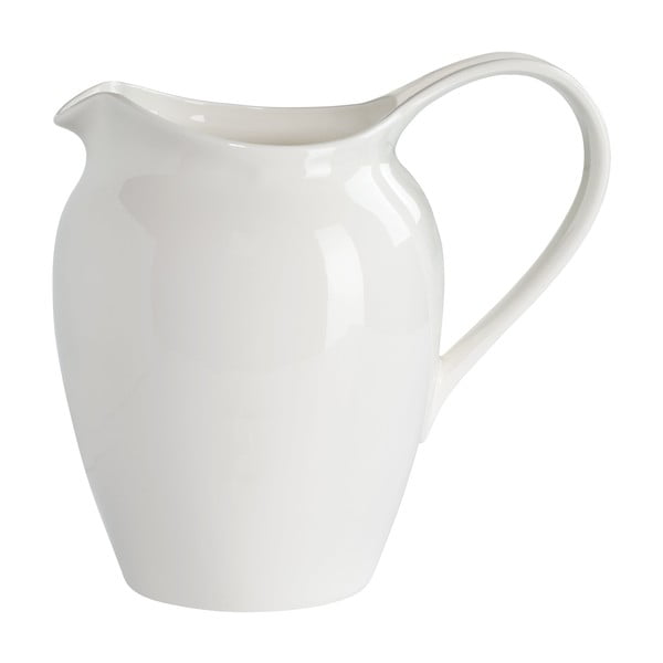 Baltas porcelianinis pieno ąsotis Maxwell & Williams Basic, 2,02 l