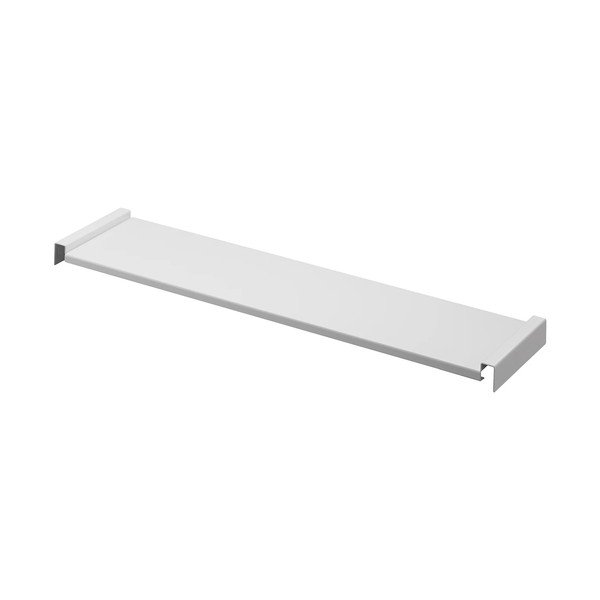 Reguliuojama iš metalo papildoma virtuvės lentyna baltos spalvos 108x15 cm Tower – YAMAZAKI