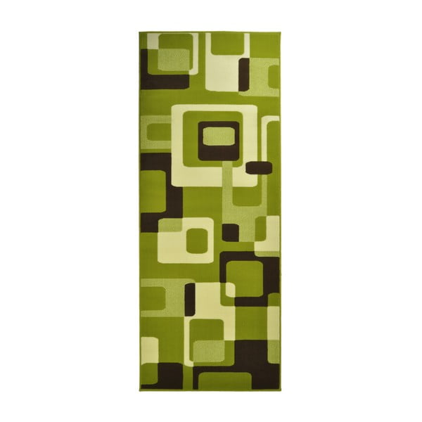 Pailgos formos kilimas žalios spalvos 80x300 cm Retro – Hanse Home