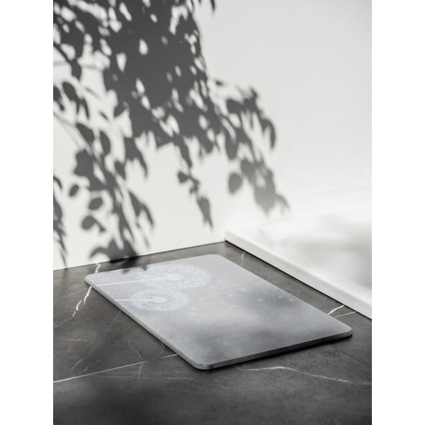 Iš diatomito vonios kilimėlis pilkos spalvos 39x60 cm Astera – Wenko-image-1