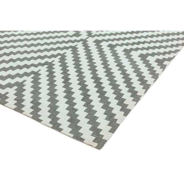 Pilkos ir baltos spalvos kilimas "Asiatic Carpets Geo", 120 x 170 cm-image-4